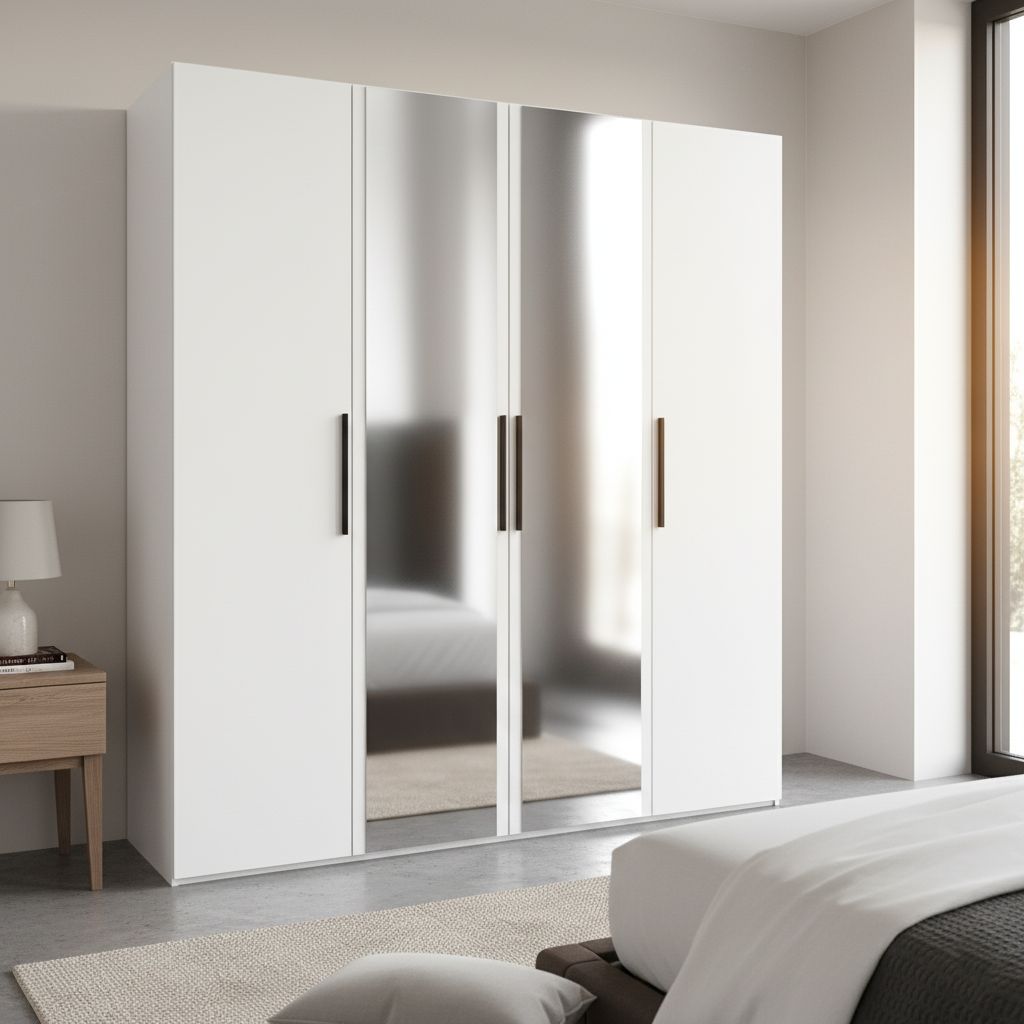 Четырехдверные шкафы